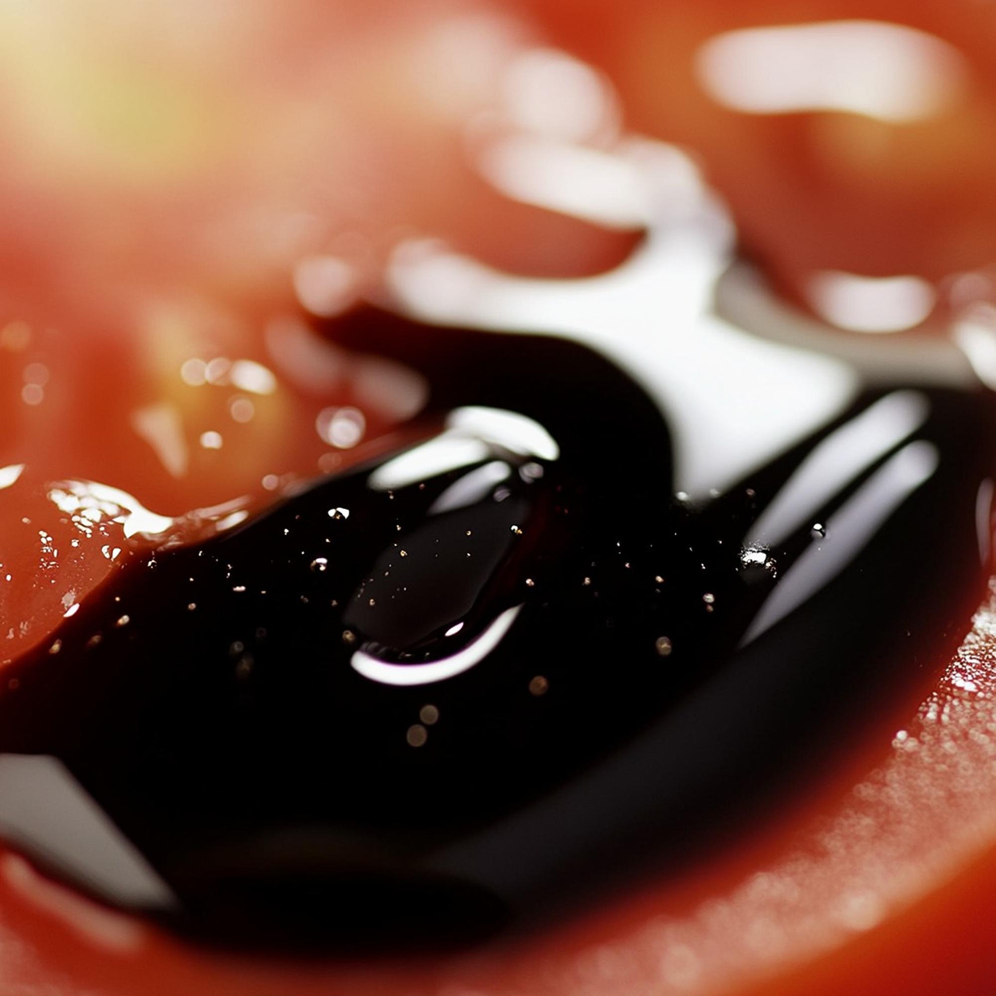 Close-up of sauce texture
